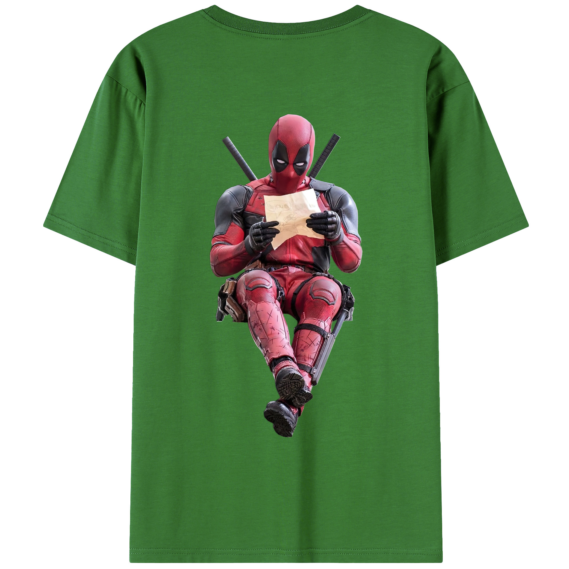 （画像用） Deadpool デッドプール レディース半袖Tシャツ(バックプリント)